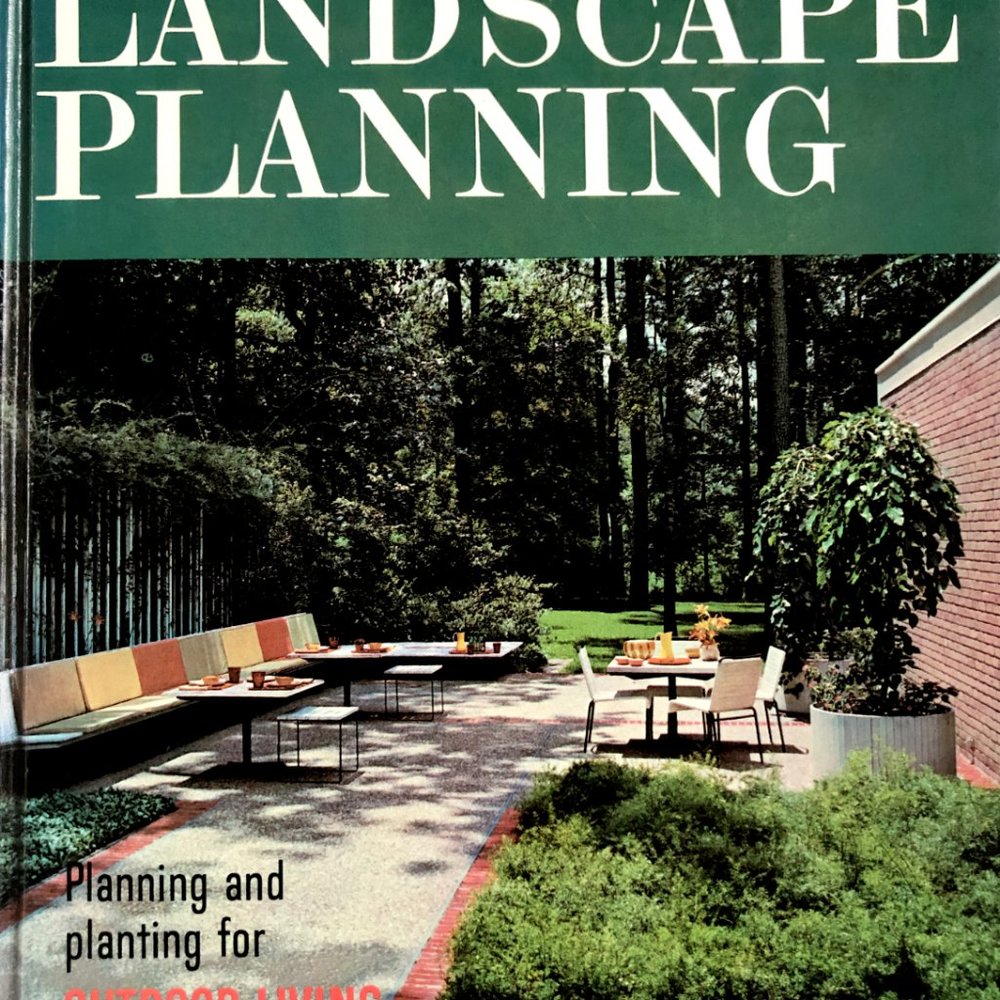Landscape Planning Better Homes Gardens book 1963 Mid Century Modern book